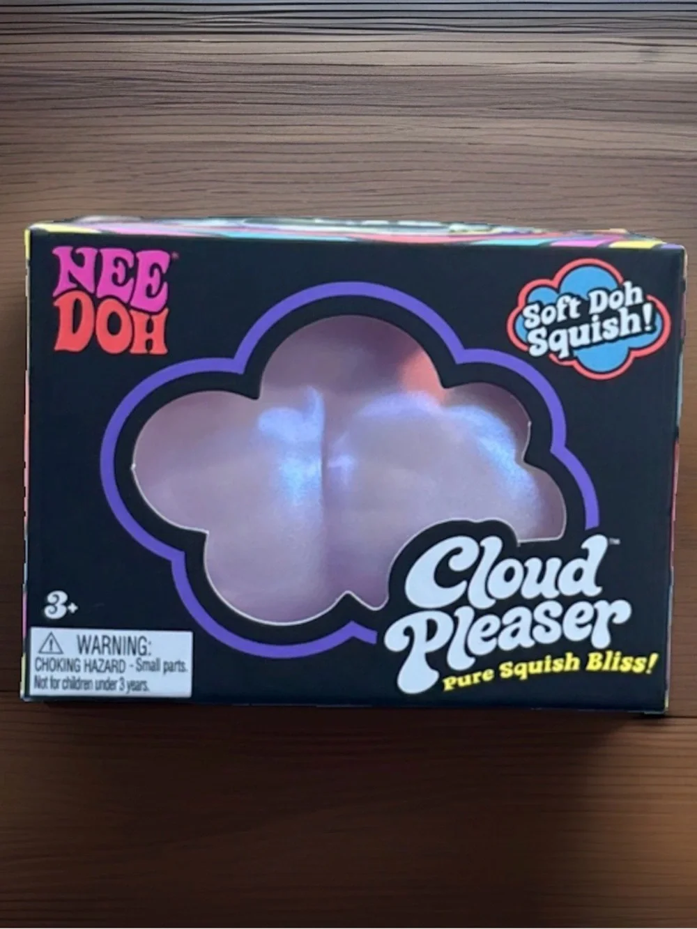 Schylling NeeDoh Cloud Pleaser - Purple - New - Sealed - Authentic - VERY RARE